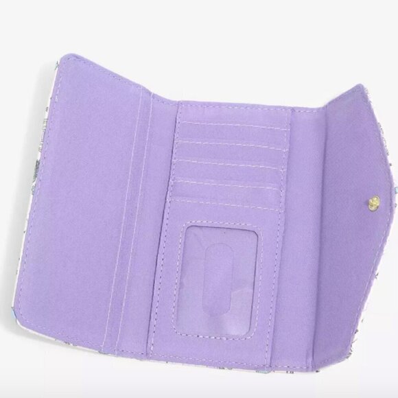 Loungefly Disney Alice In Wonderland Pastel Map Flap Wallet - Picture 3 of 3